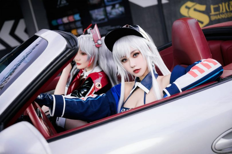 Momoko葵葵cos赛车女郎 | momoko葵葵_碧蓝航线·企业cos作品 [58P-288MB]