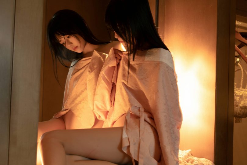 桜桃喵cos_拢花 | 桜桃喵_拢花·浅粉色睡衣cos作品 [23P-667MB]