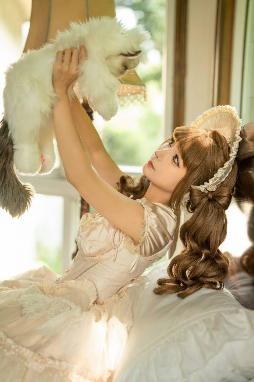 蠢沫沫cos居家少女 | 蠢沫沫_居家少女与布偶猫cos作品 [17P-149MB]