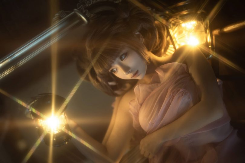 蠢沫沫cos_粉透睡衣 | 蠢沫沫_四月T3·是谁照亮她cos作品 [44P-373MB]
