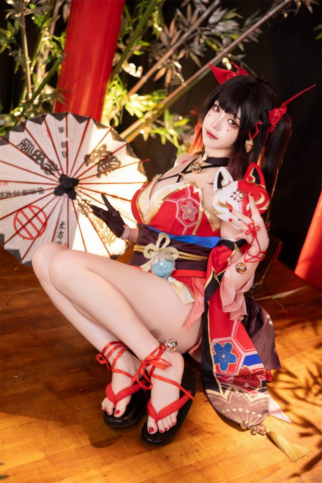 火绚丽于幻：雪晴Astra的《崩坏：星穹铁道》花火cosplay解析