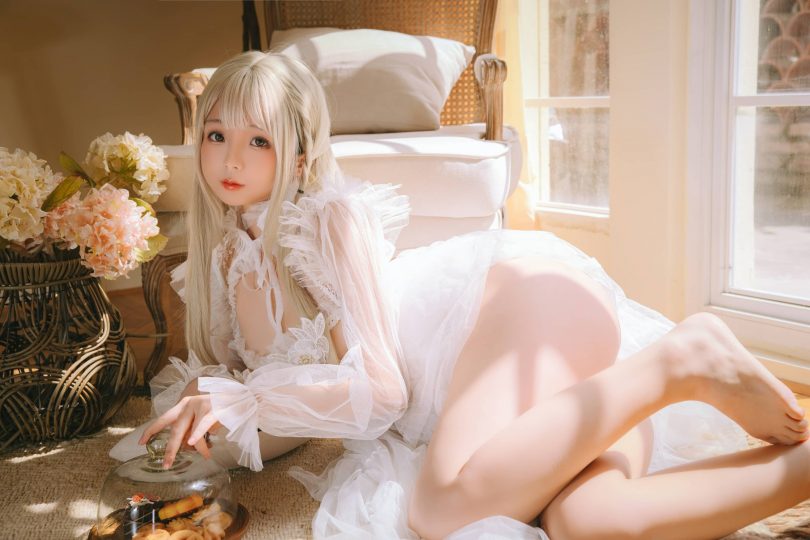 日奈娇cos少女 | 椎名莜(日奈娇)_居家少女·透白纱衣cos [136P4V-2.08GB]