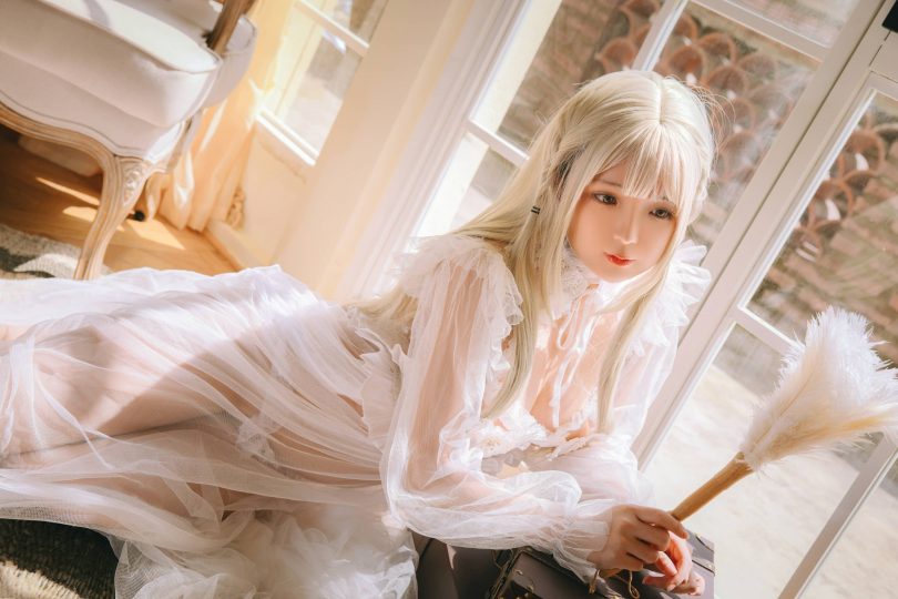 日奈娇cos少女 | 椎名莜(日奈娇)_居家少女·透白纱衣cos [136P4V-2.08GB]