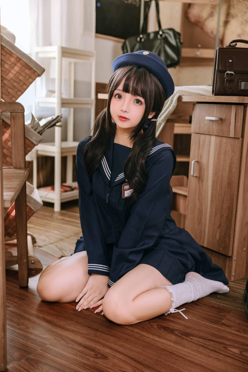 椎名莜(日奈娇)_JK系列·补习班cos [135P-2.23GB] | 日奈娇cos JK系列