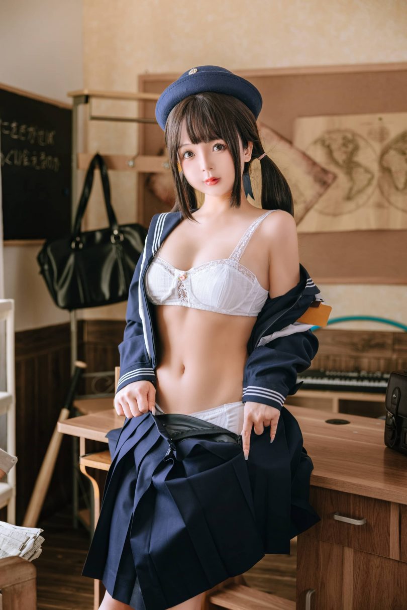 椎名莜(日奈娇)_JK系列·补习班cos [135P-2.23GB] | 日奈娇cos JK系列