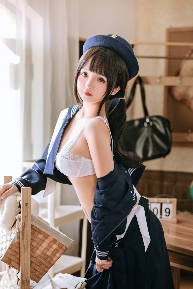 椎名莜(日奈娇)_JK系列·补习班cos [135P-2.23GB] | 日奈娇cos JK系列