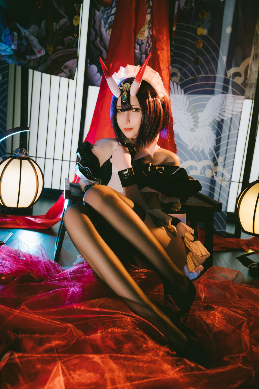 vams子 – 酒吞童子 巧克力女仆装