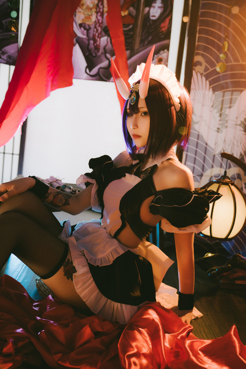 vams子 – 酒吞童子 巧克力女仆装