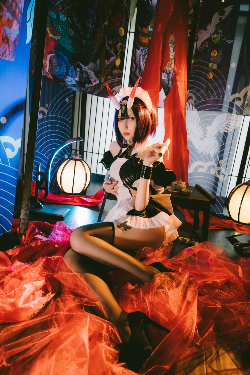vams子 – 酒吞童子 巧克力女仆装