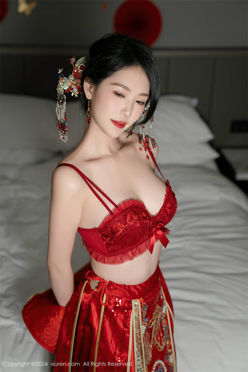 利世insane《新娘图》摄影欣赏：惊艳中国风婚纱大片