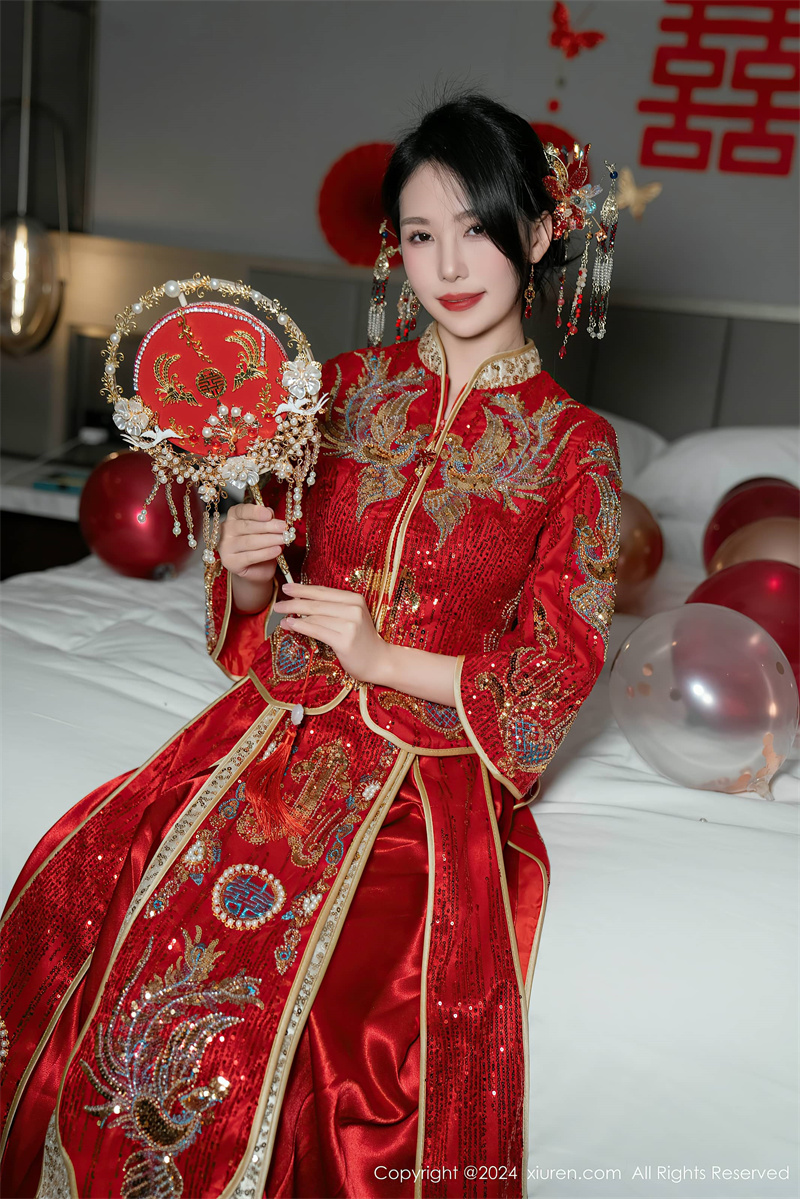利世insane《新娘图》摄影欣赏：惊艳中国风婚纱大片