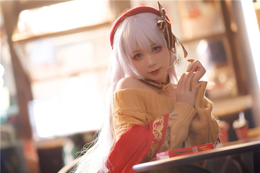 樱落酱w贝法pocky：银发少女的诱惑，让你欲罢不能！