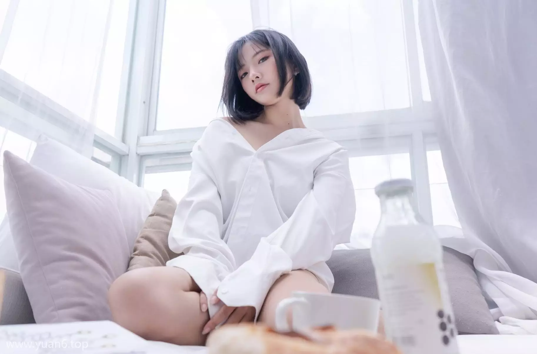 美图欣赏丨Coser_Messie Huang-Boyfriend&#8217;s shirt[26P-60MB]