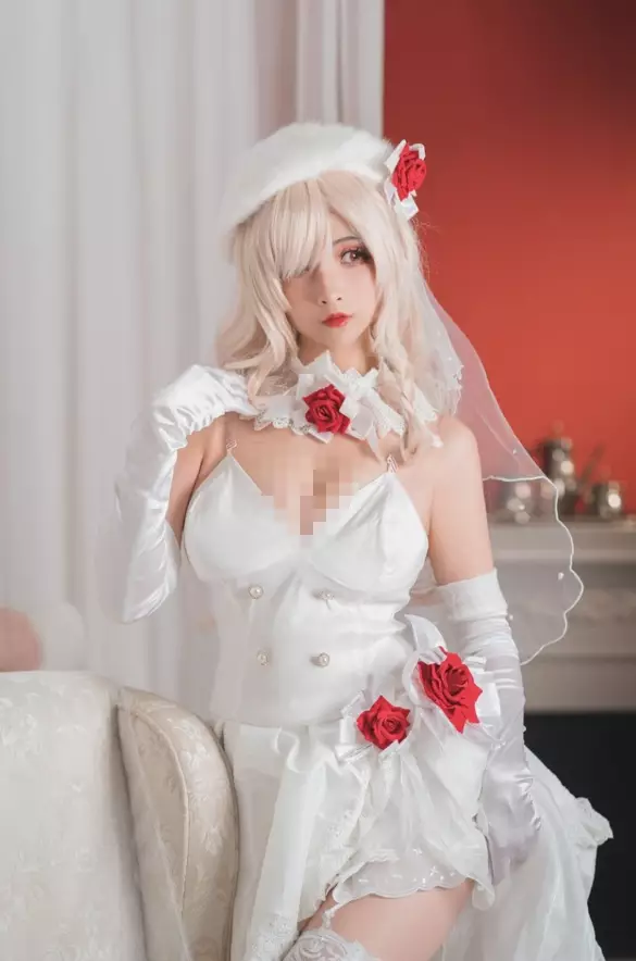 美图欣赏丨Coser_rioko凉凉子-G36c花嫁[25P-245MB]