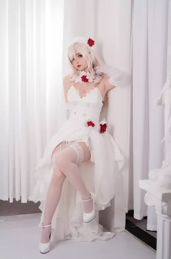 美图欣赏丨Coser_rioko凉凉子-G36c花嫁[25P-245MB]