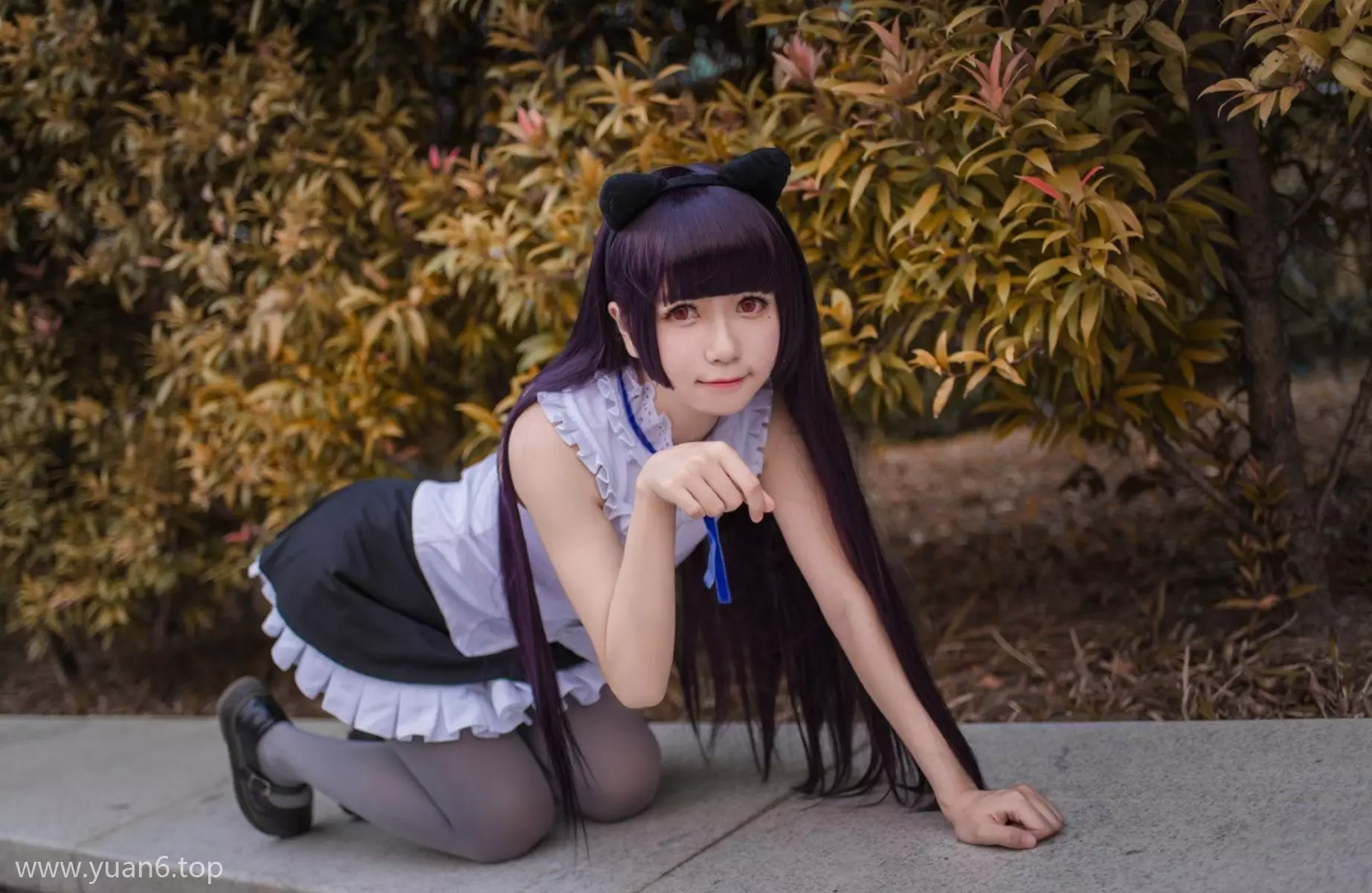 美图欣赏丨Coser白金Saki-JK美丝校服cos精美图集