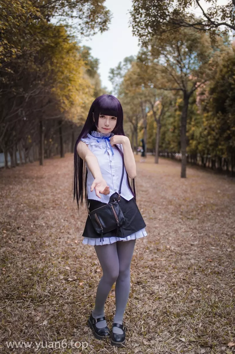 美图欣赏丨Coser白金Saki-JK美丝校服cos精美图集