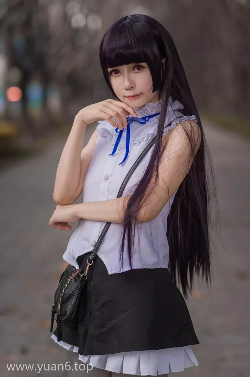 美图欣赏丨Coser白金Saki-JK美丝校服cos精美图集