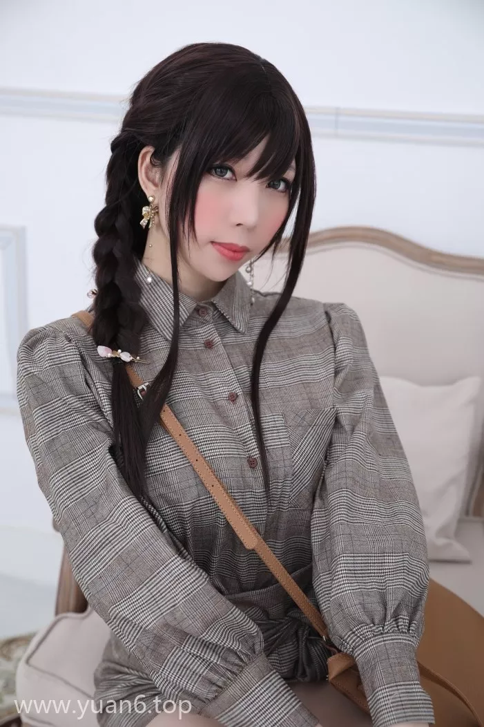 coser鹿野希的格子衬衫,不要太好看了啦