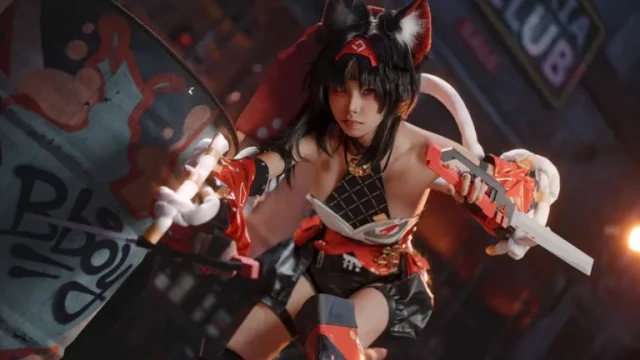 猫九酱Sakura绝区零COS：完美再现猫宫又奈的可爱与性感