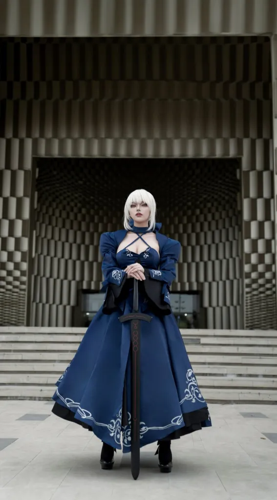 高贵与性感并存：泰国coser Ahri完美演绎FGO阿尔托莉雅