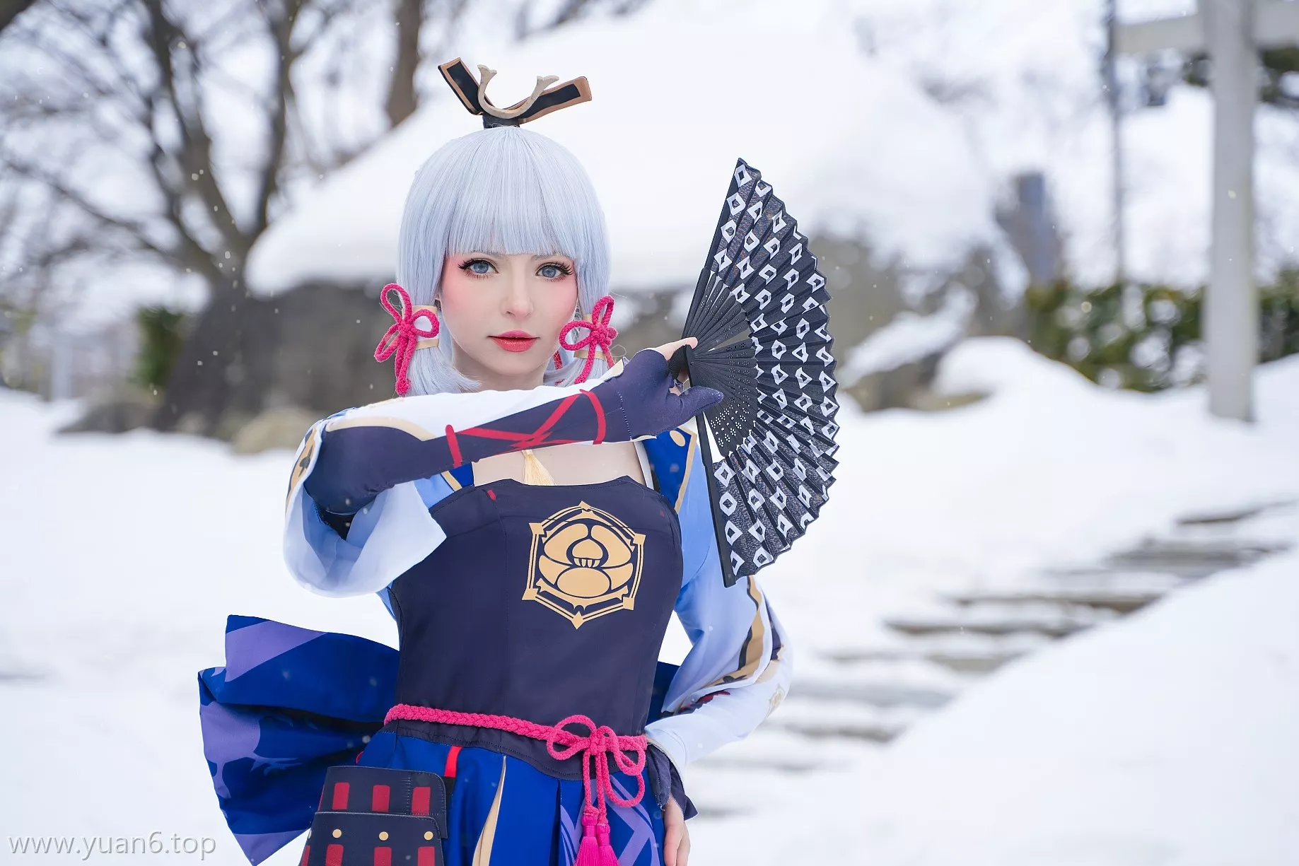 美图欣赏丨Coser_Peach milky全部图片集之Ayaka genshin impact[47P-386MB]