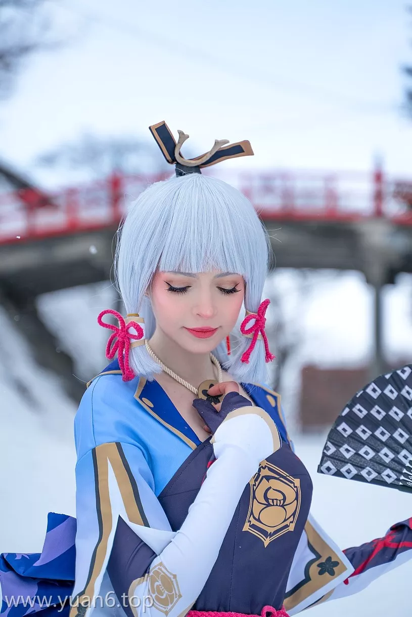美图欣赏丨Coser_Peach milky全部图片集之Ayaka genshin impact[47P-386MB]