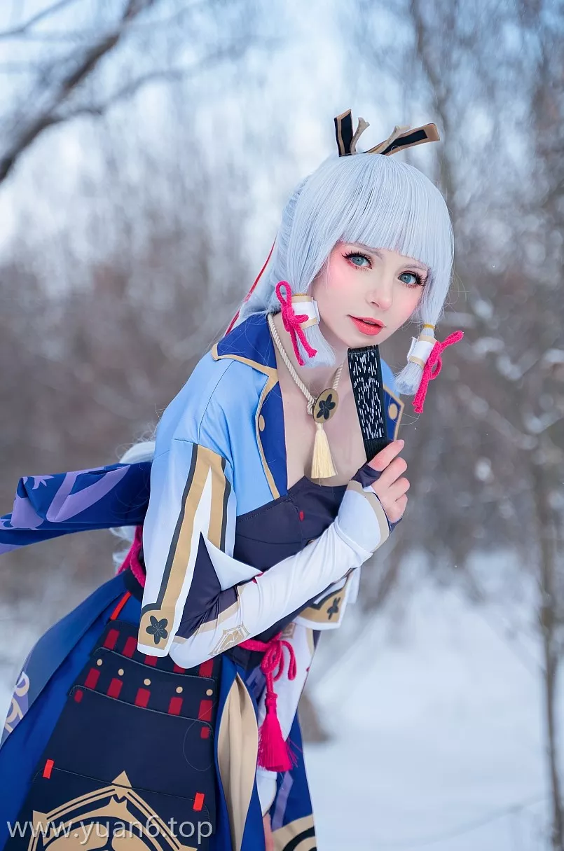 美图欣赏丨Coser_Peach milky全部图片集之Ayaka genshin impact[47P-386MB]