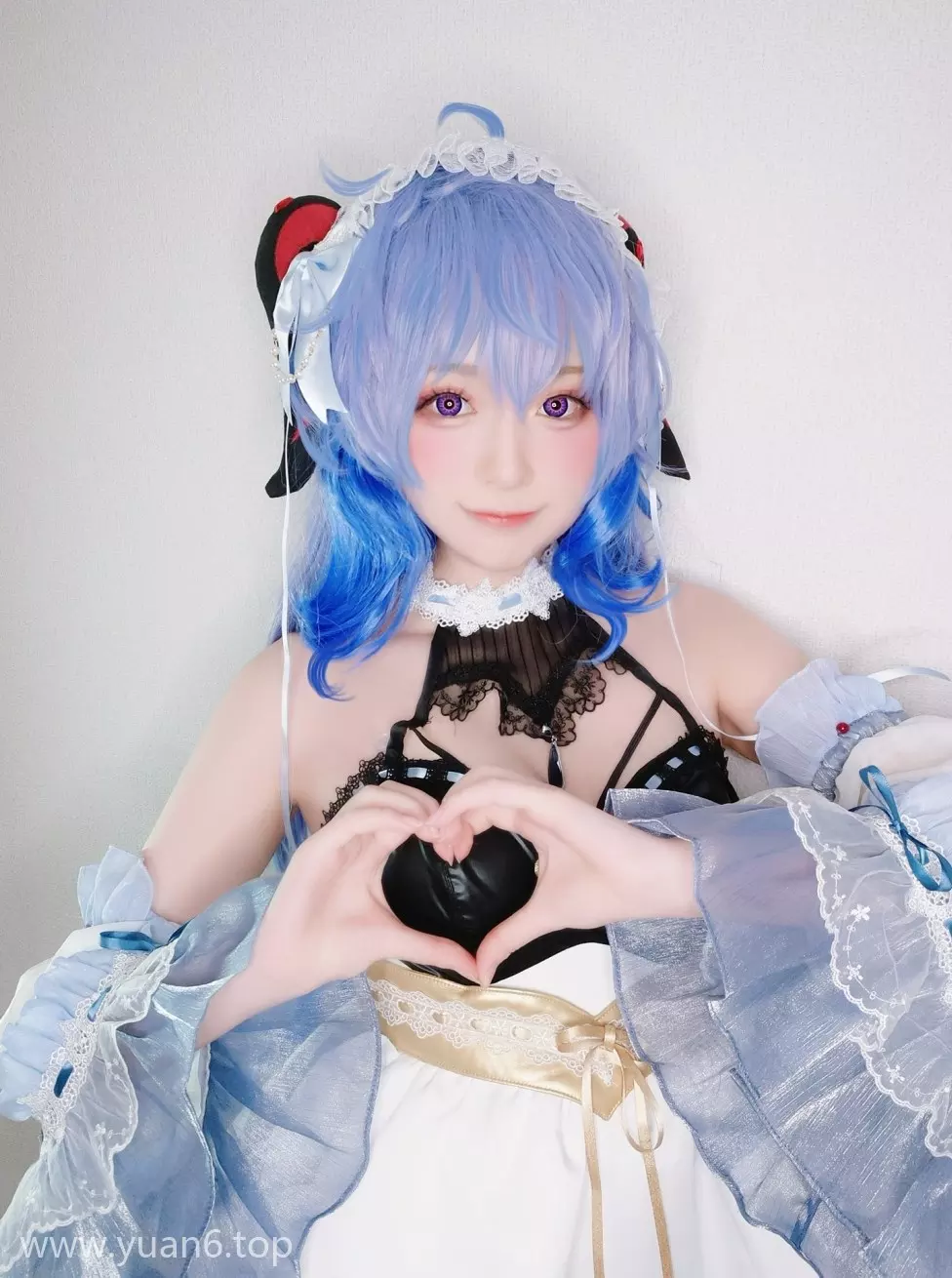 美图欣赏丨Coser_Yuki亭子全部图片集之甘雨メイド分享