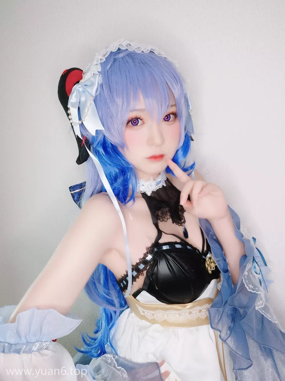 美图欣赏丨Coser_Yuki亭子全部图片集之甘雨メイド分享