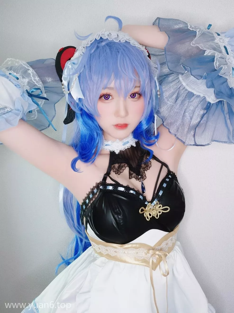 美图欣赏丨Coser_Yuki亭子全部图片集之甘雨メイド分享