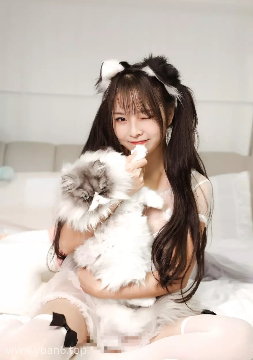 美图欣赏丨Coser苏嫣嫣阿姨全部图片集之毛绒猫耳头饰