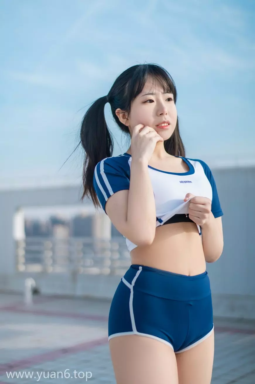 美图欣赏丨Coser虎森森-cos体操服[35P-113.2M]