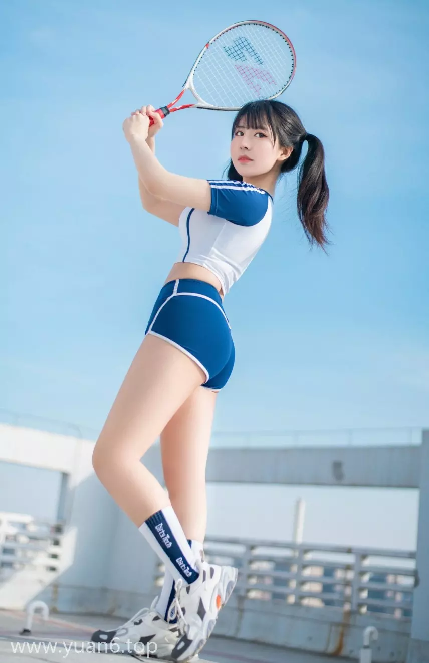 美图欣赏丨Coser虎森森-cos体操服[35P-113.2M]