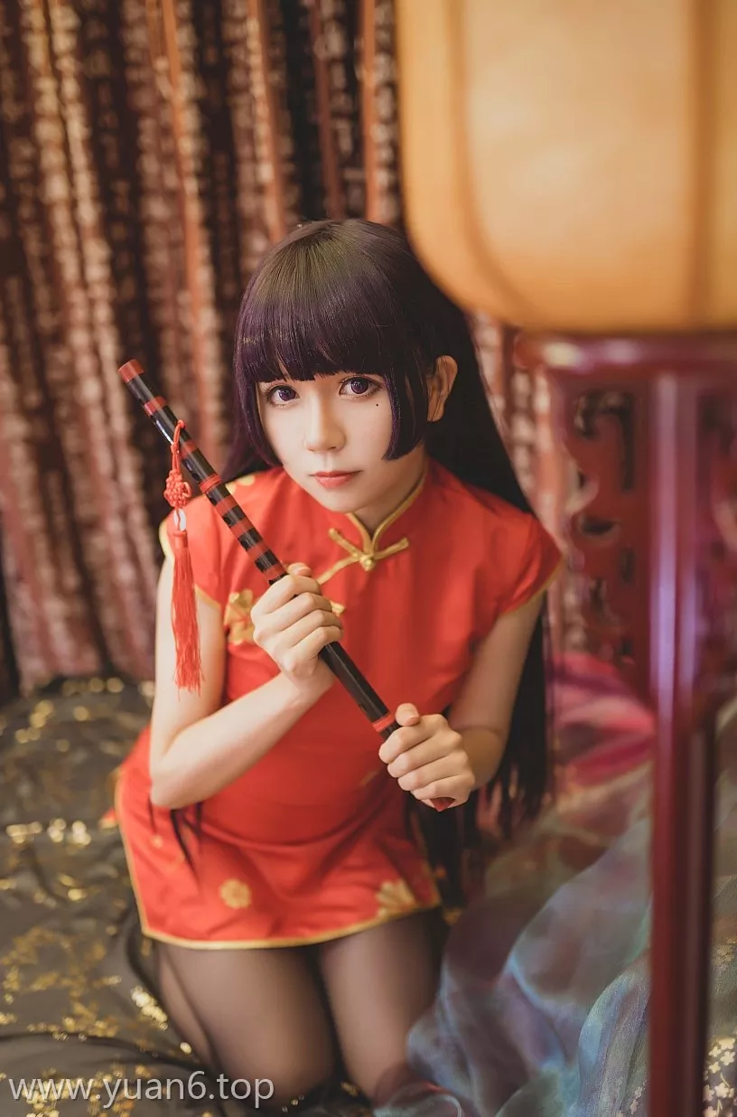 美图欣赏丨Coser白金Saki&#038;Yoko宅夏-时崎狂三旗袍