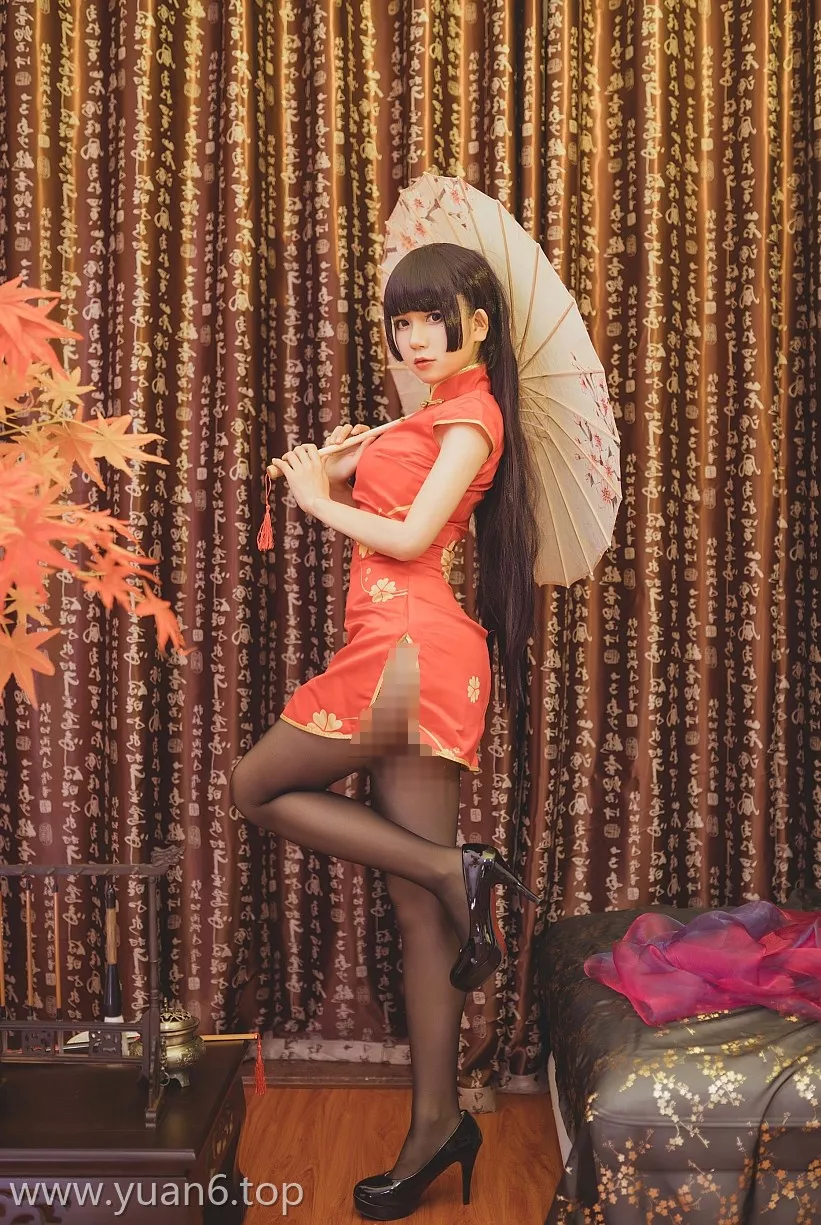 美图欣赏丨Coser白金Saki&#038;Yoko宅夏-时崎狂三旗袍