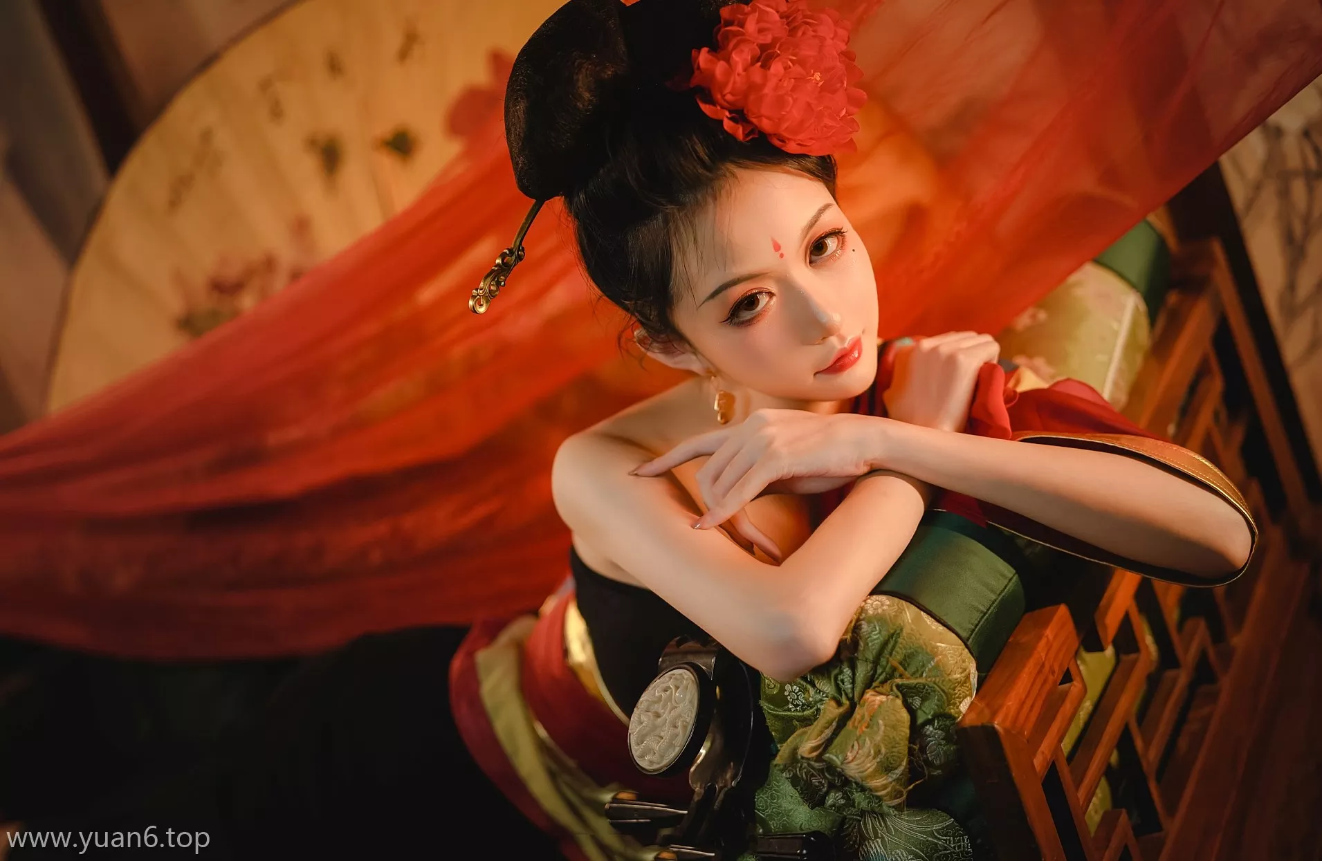 美图欣赏丨Coser沧霁桔梗-一千零一个江湖[15P-95MB]