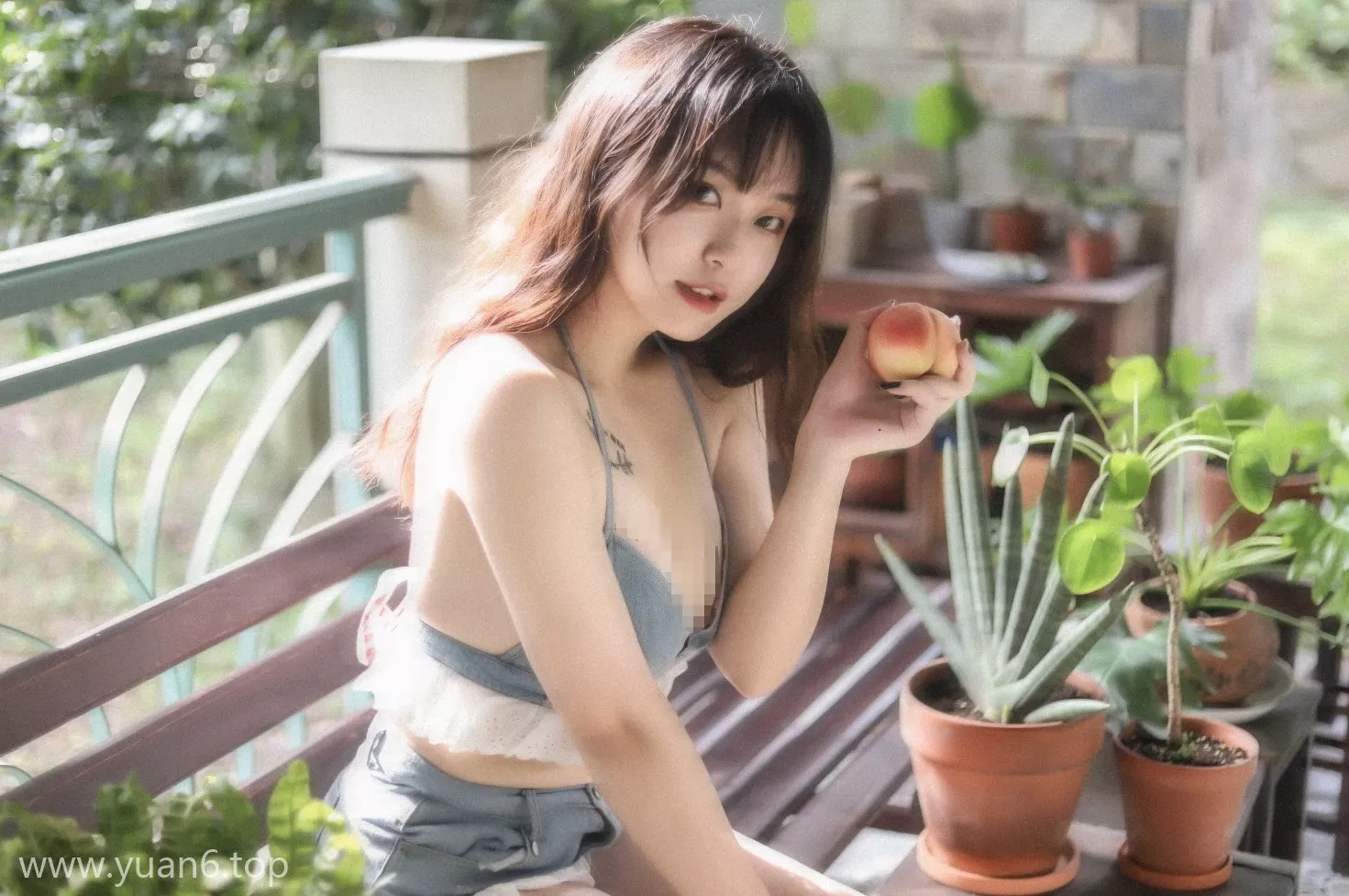 美图欣赏丨Coser奇行家狗崽-桃子听蝉[22P-276MB]