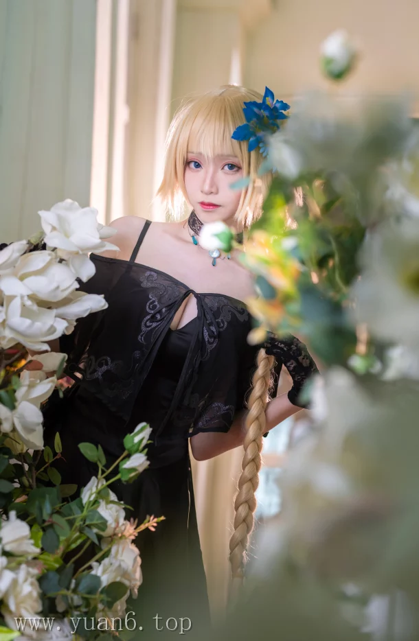 美图欣赏丨Coser青青子Js-礼服贞德[13P-110MB]