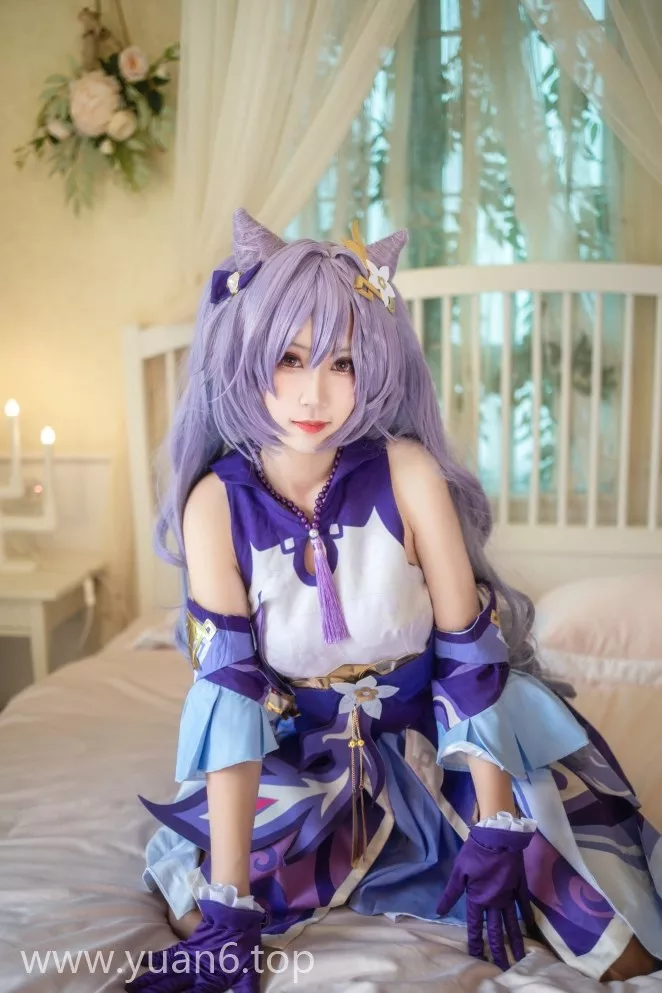 美图欣赏丨Coser_流年不停w全部图片集之cos刻晴赏析