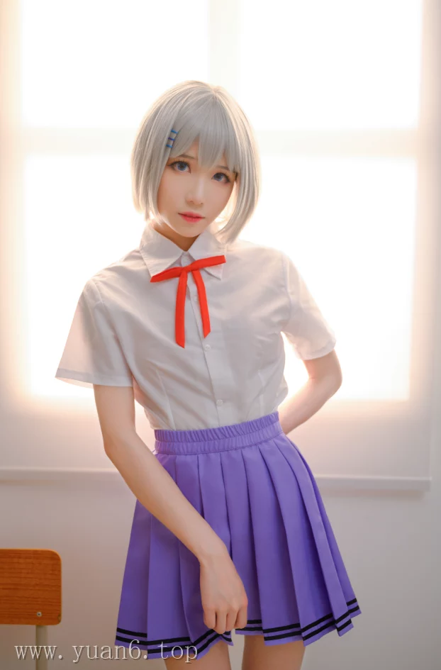 美图欣赏丨Coser_Tomoyo酱cos作品:鸢一折纸校服