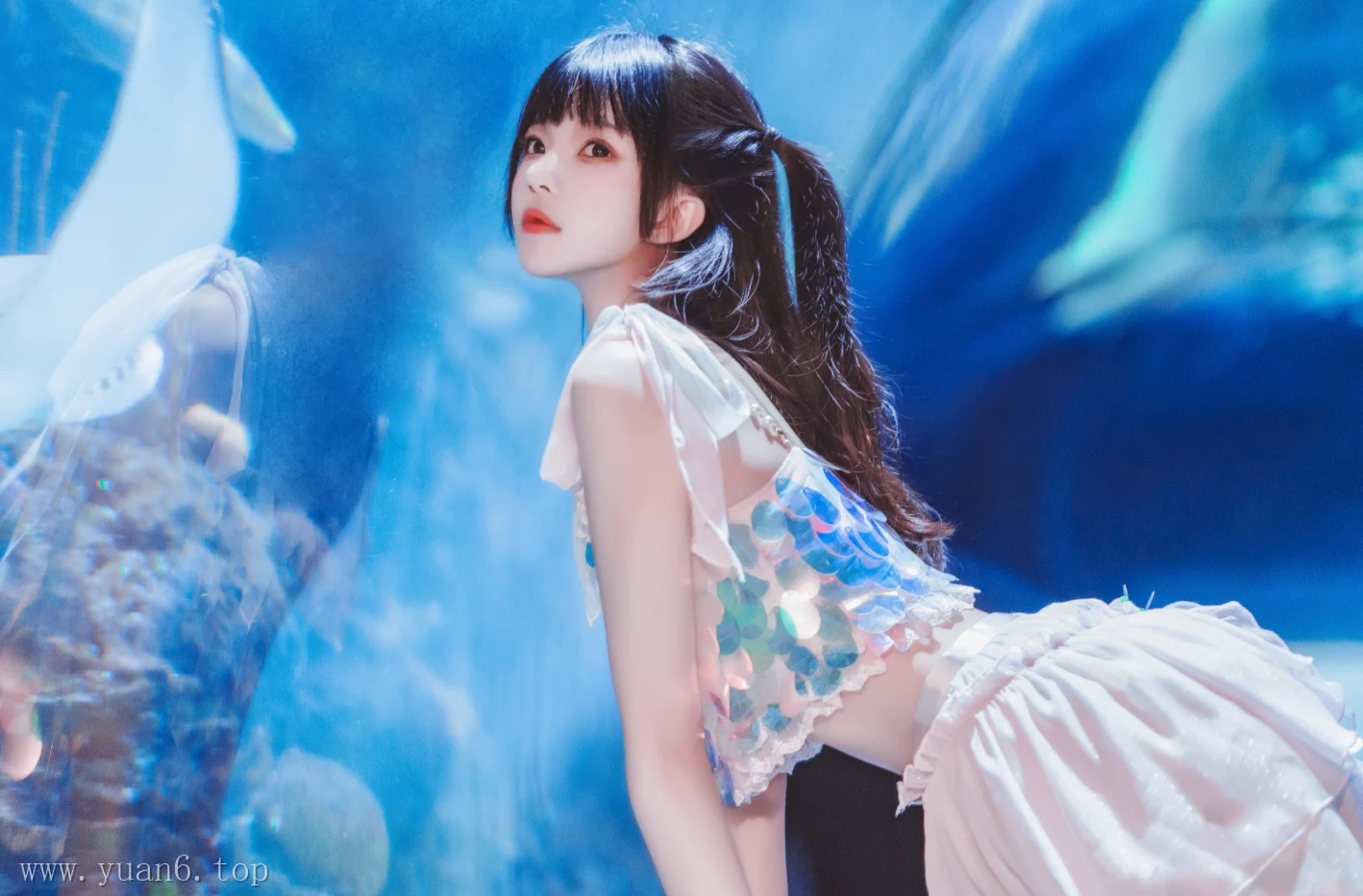美图欣赏丨Coser桜桃喵:NO.212-水族馆[15P-226.1M]