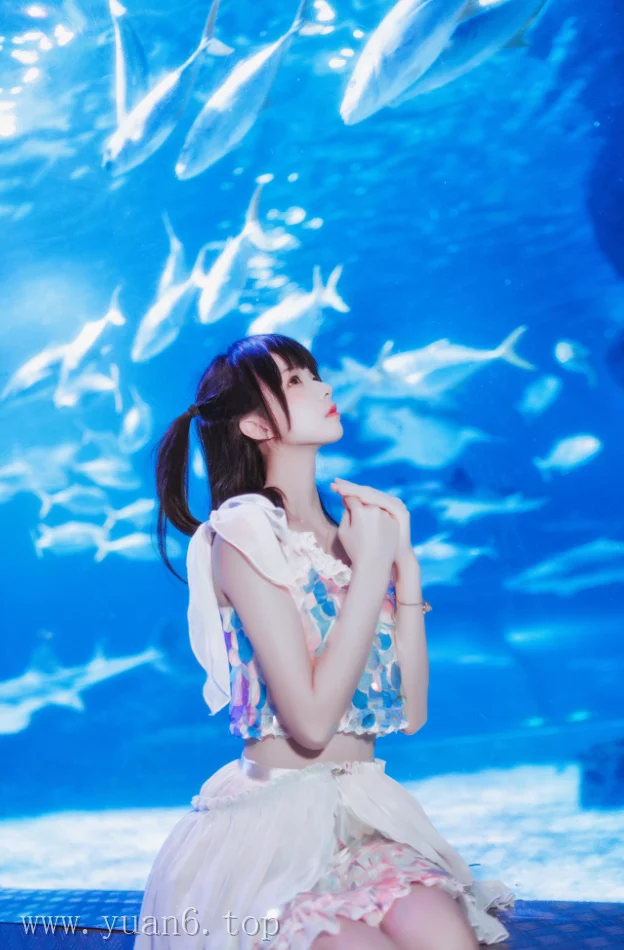 美图欣赏丨Coser桜桃喵:NO.212-水族馆[15P-226.1M]