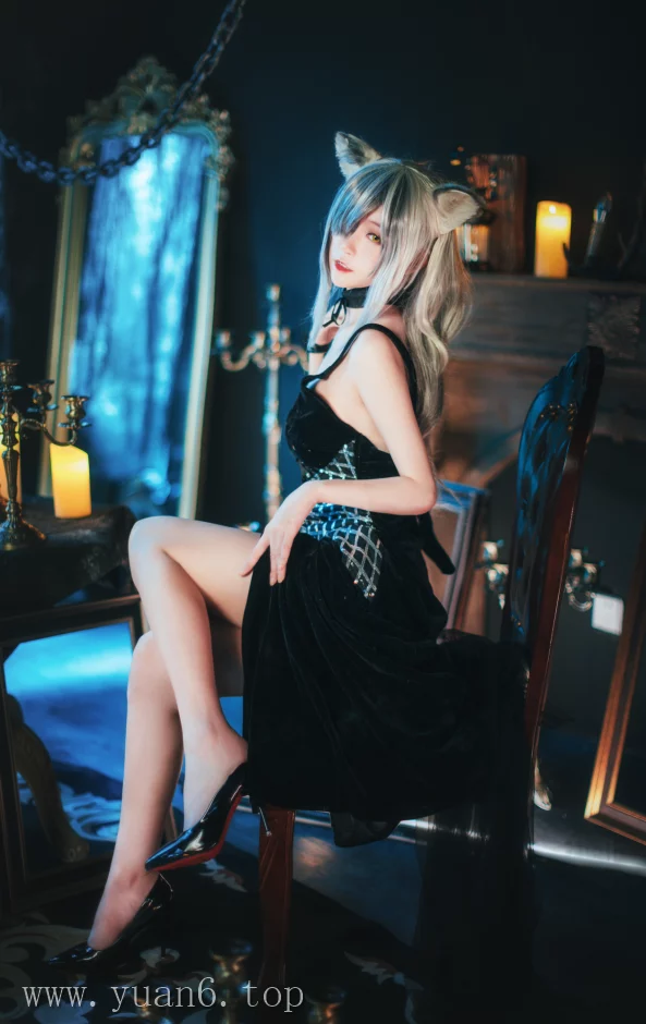 美图欣赏丨Coser_yui金鱼:NO.26-明日方舟-黑[15P-83.9MB]