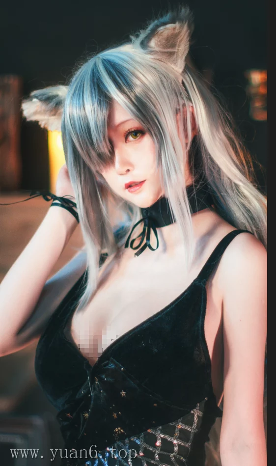 美图欣赏丨Coser_yui金鱼:NO.26-明日方舟-黑[15P-83.9MB]
