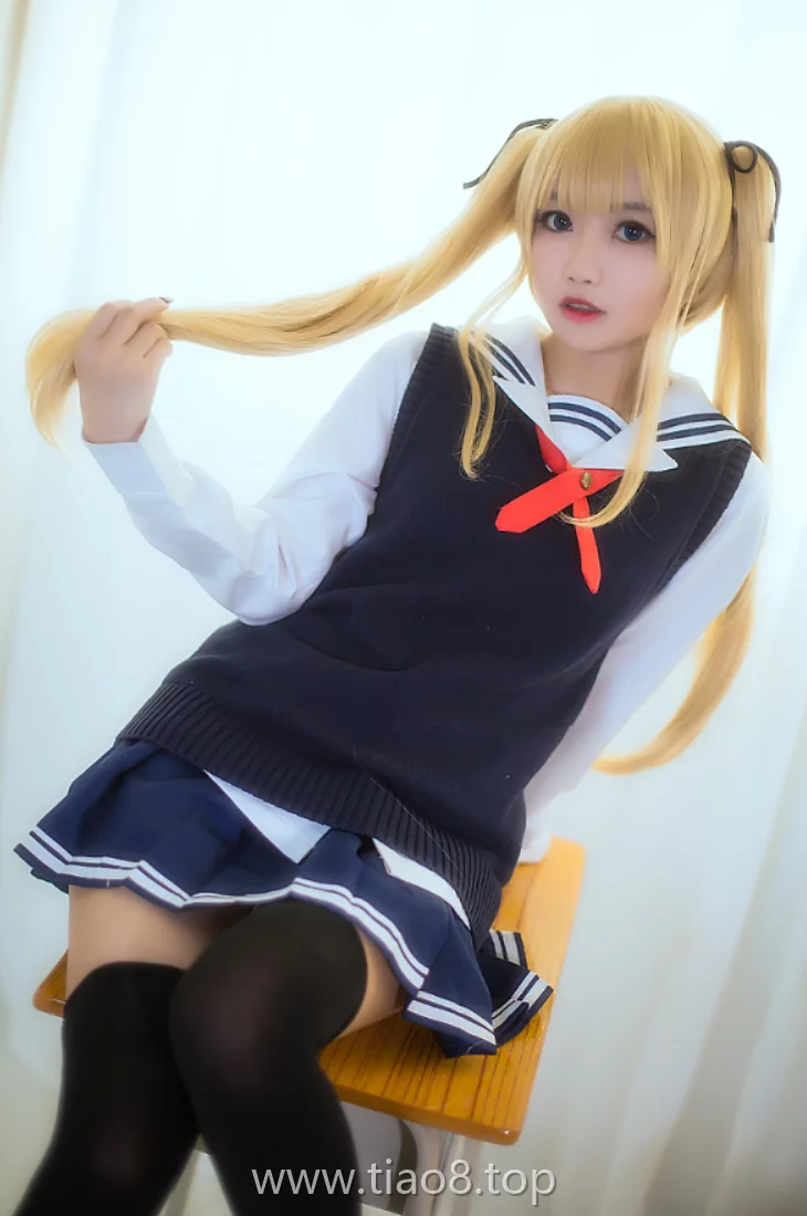美图欣赏丨Coser鬼畜瑶在不在w:NO.52-校服[15P-168M]