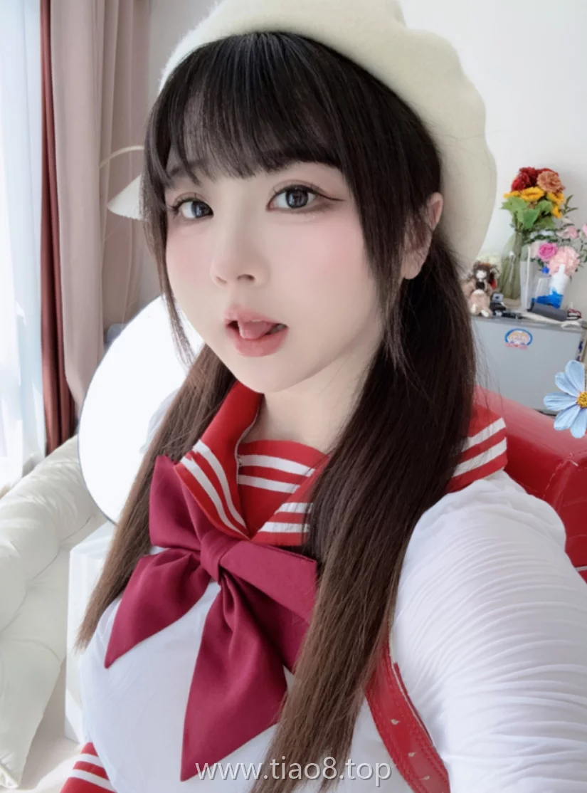 美图欣赏丨Coser皮皮奶可可爱了啦:NO.62-JK红书包[47P-1.31G]