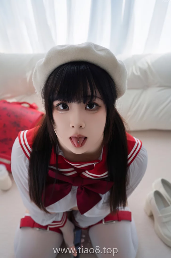 美图欣赏丨Coser皮皮奶可可爱了啦:NO.62-JK红书包[47P-1.31G]