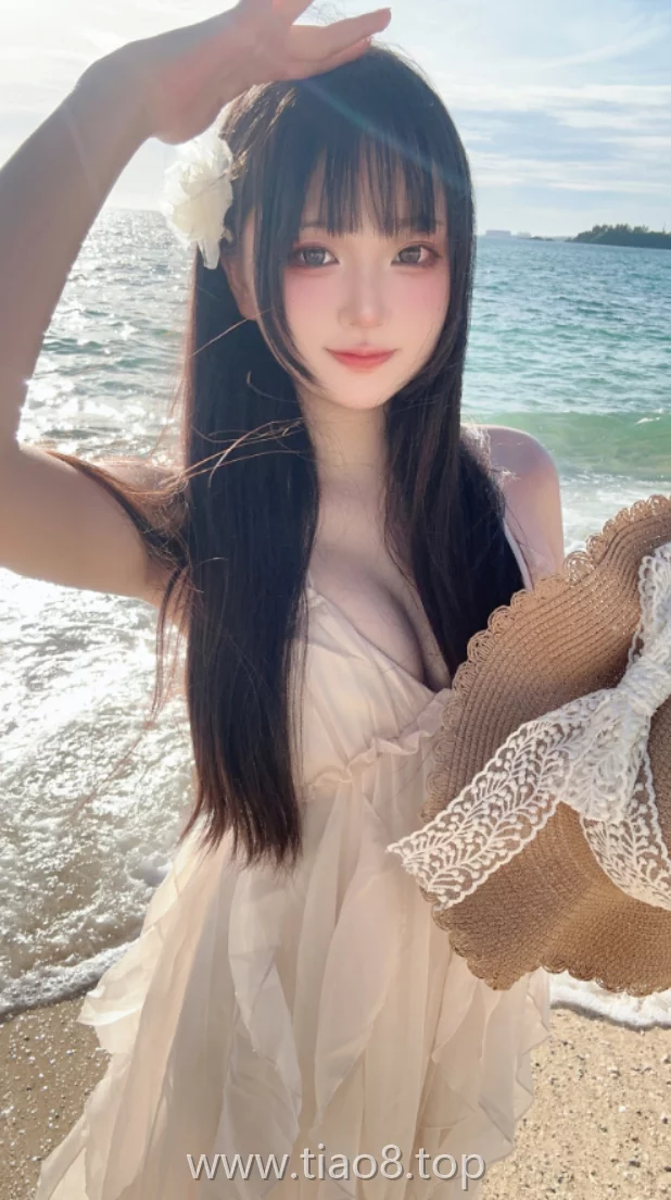 美图欣赏丨Coser_Yuki亭(亭子ww):NO.34-沙滩裙[32P-219MB]