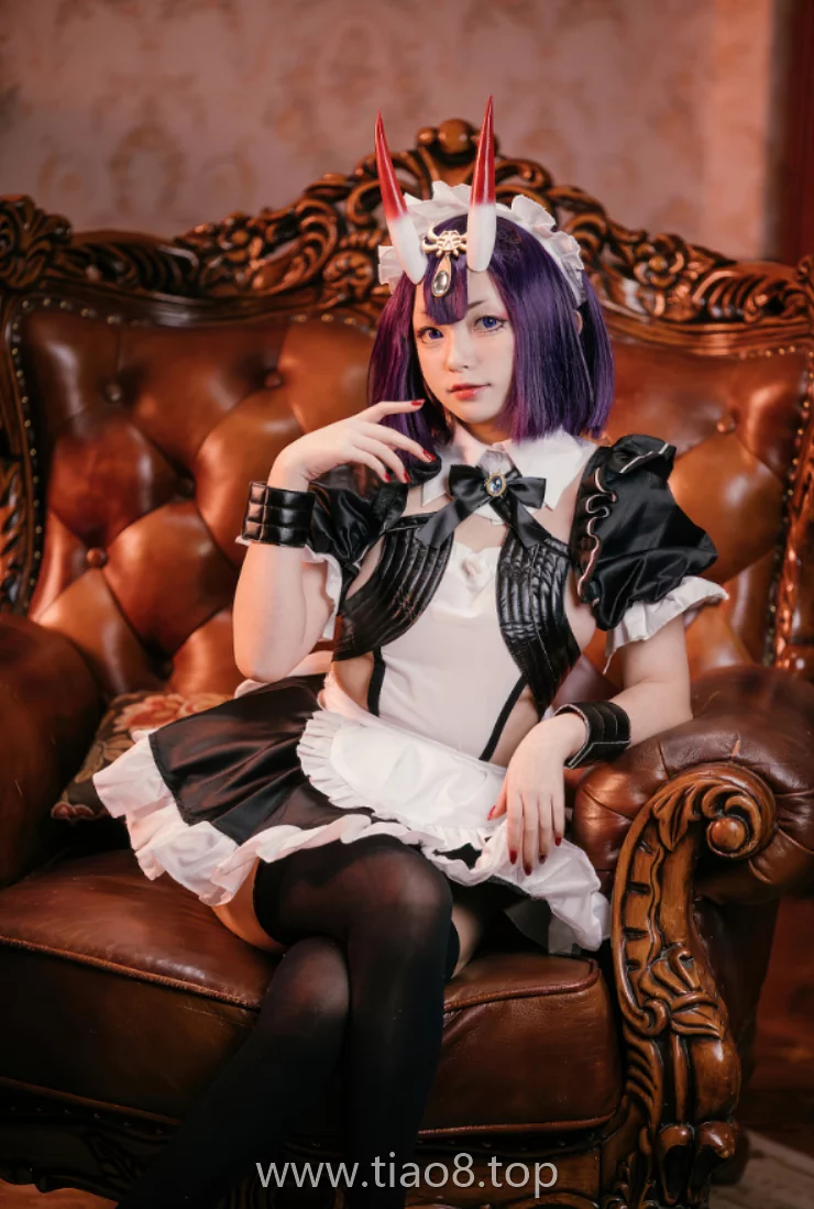 美图欣赏丨Coser花铃Hana:NO.071-FGO 酒吞童子女仆[72P-697.6M]